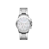 Armani Exchange Women’s Quartz Silver Stainless Steel Mother of Pearl Dial 36mm Watch (AX4324)